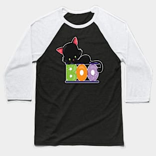 Boo Kitty Baseball T-Shirt